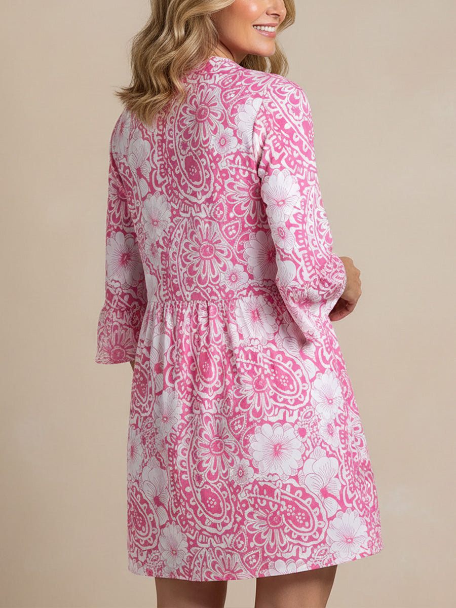 New Arrivals🔥 Spring V Neck Floral Print Dresses